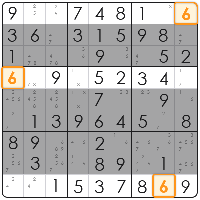 sudoku empty rectangle